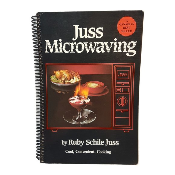 Vintage JUSS MICROWAVING Cookbook Volume 1 by Ruby Juss Black Cover - Picture 16 of 16